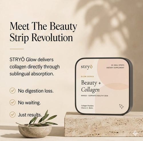 Stryō Glow · Strips de beauté à base de collagène