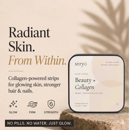 Stryō Glow · Strips de beauté à base de collagène