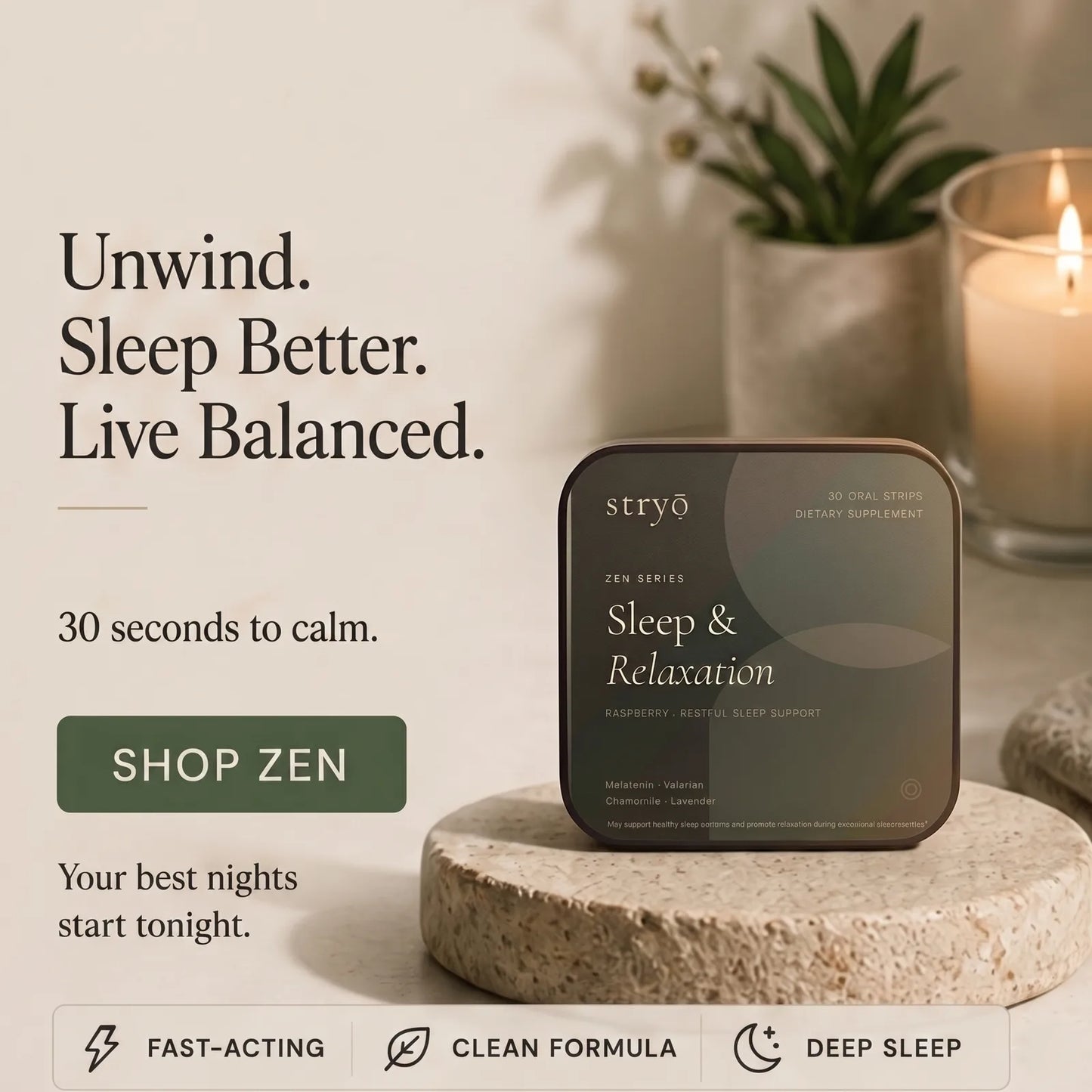 Stryō Zen · Bandelettes de Sommeil